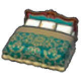 Antique bed figure