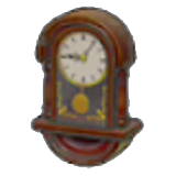 Antique clock figure
