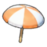 Beach parasol figure