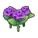 Beautiful flower (purple) figure