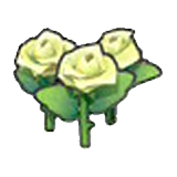 Beautiful flower (white) figure