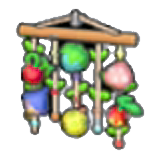 Berry wall decoration figure