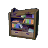 Broken bookcase figure