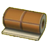 Bronze wall (wallpaper) figure