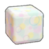 Bubble print figure