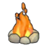 Campfire figure