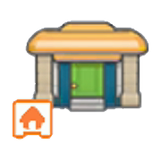 City cottage kit figure