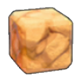 Cracked sandstone figure