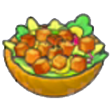 Crouton salad figure