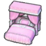 Cute bed figure