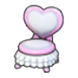 Cute chair figure