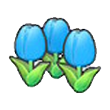 Cute flower (blue) figure