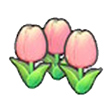 Cute flower (pink) figure