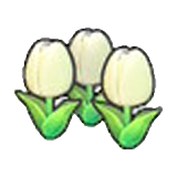 Cute flower (white) figure