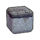 Damaged asphalt road figure