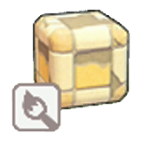 Damaged square tiling figure