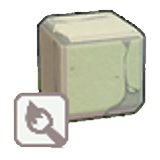 Damaged stone flooring figure
