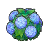 Damp hedge (blue) figure