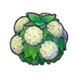 Damp hedge (white) figure