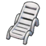 Deck chair figure