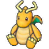 Dragonite doll figure