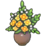 Extravagant flowers figure