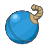 Firework (blue) figure