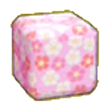 Flower print figure