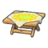 Flower table figure