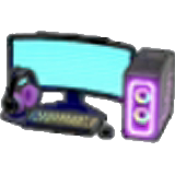 Gaming PC figure