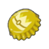 Gold Bottle Cap figure