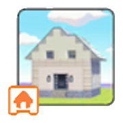 Gray cottage kit figure