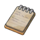 Grubby notepad figure