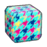 Houndstooth print figure