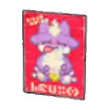 Ice cream poster figure