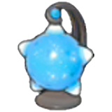 Indigo meteor lamp figure
