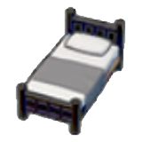 Iron bed figure