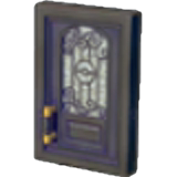 Iron door figure