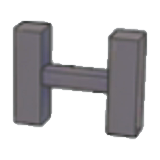 Iron enclosure figure