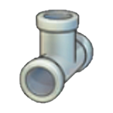 Iron pipe (upward T) figure