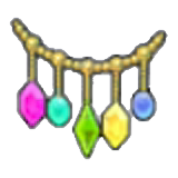 Jewel wall decoration figure