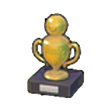 Jump rope trophy figure