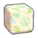 Leaf print figure