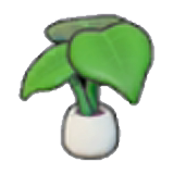 Leafy plant figure