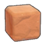 Light brown rock figure