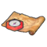 Map and compass figure