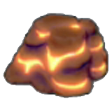 Molten rock figure