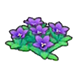 Mountain flowers (purple) figure