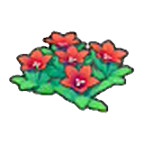 Mountain flowers (red) figure