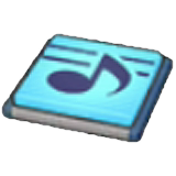 Music mat (La) figure